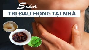 chữa đau họng tại nhà