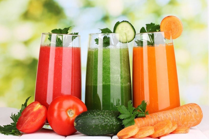 Nước ép các loại rau củ ít đường giúp kiểm soát lượng đường huyết ổn định