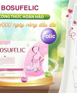 BOSUFELIC – Ngăn ngừa dị tật ống thần kinh cho thai nhi, tăng cường đề kháng cho mẹ bầu