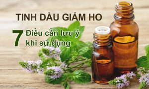 tinh dầu giảm ho