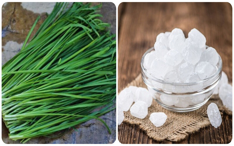 Phương pháp hẹ hấp đường phèn trợ làm giảm ho, tiêu đờm, thích hợp cho mẹ bầu bị ho có đờm kéo dài.