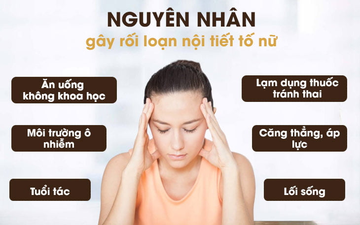 Một số nguyên nhân gây rối loạn nội tiết tố nữ